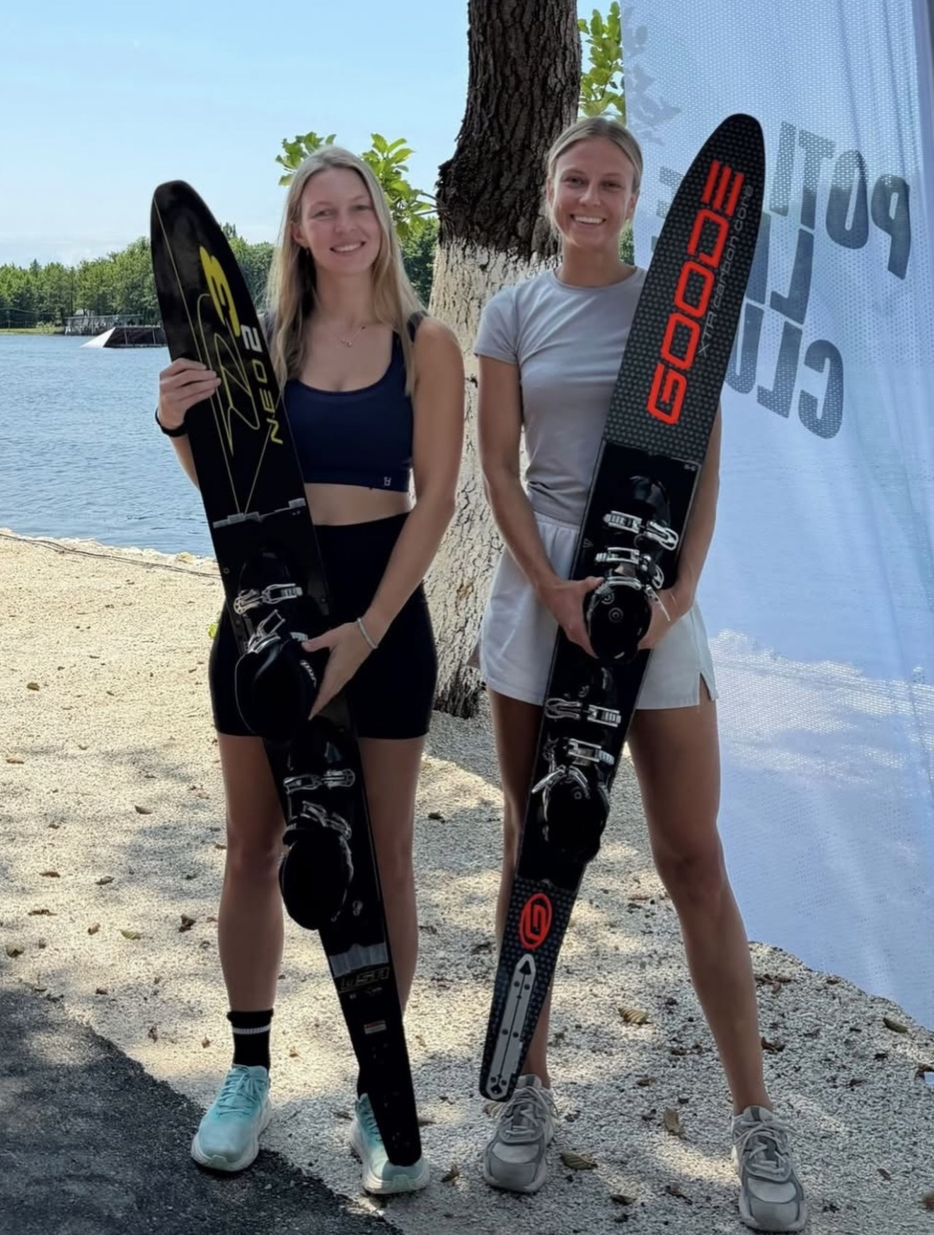 Kateřina Vrabcová a Anna Češpivová na Mistrovství Evropy Open v Poti